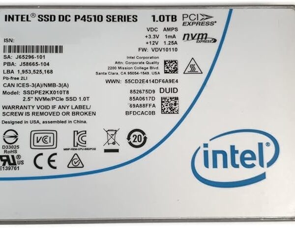 Intel SSDPE2KX010T801 1T NVME Enterprise Server SSD Price in BD