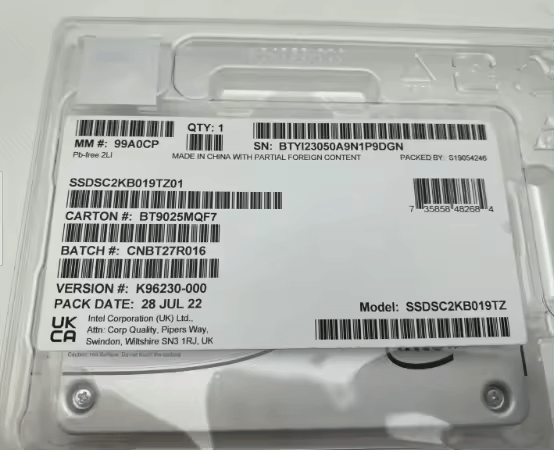 Intel SSDSC2KB019TZ01 1.92T 2.5″ SATA Enterprise Server SSD Price in BD