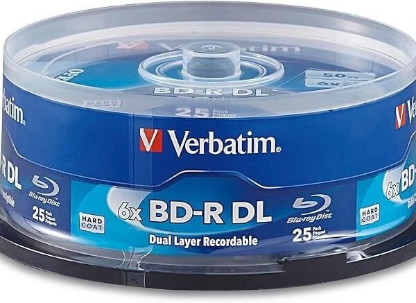 Verbatim M DISC BDXL 100GB 6X with Branded Surface 25pk Spindle(98914)